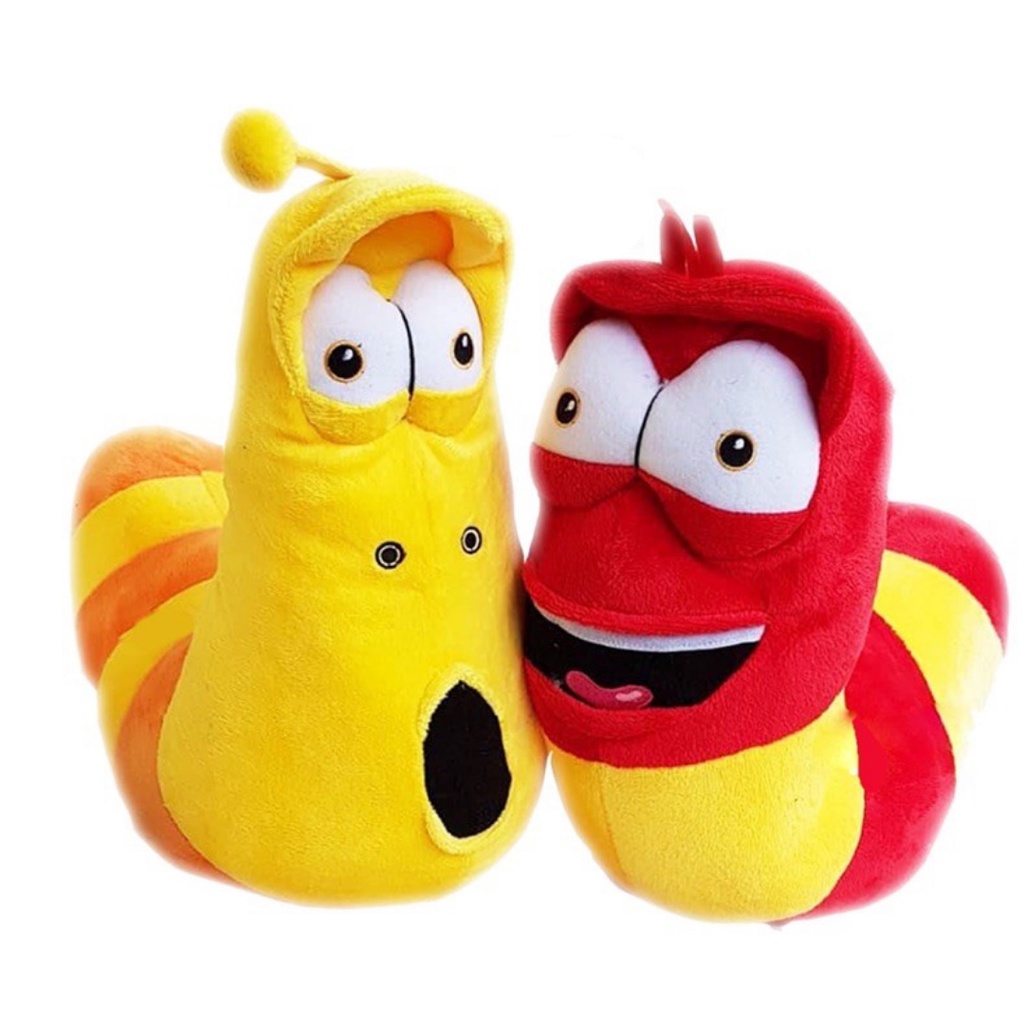 Muñecas de personajes de dibujos animados de Larva roja | Shopee Colombia