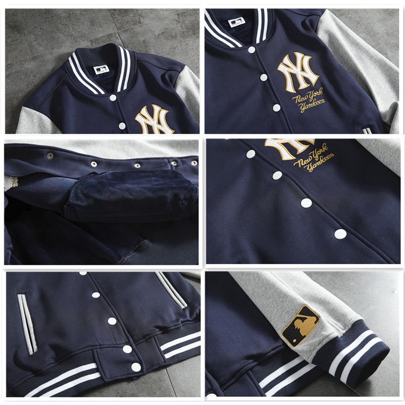 MLB Yankees 100 % Original Chaqueta De Béisbol De Los Hombres De