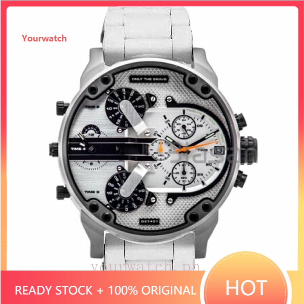 Reloj diesel best sale blanco hombre