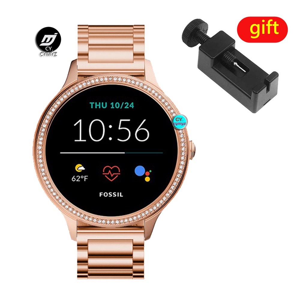 Fossil FTW6031P reloj inteligente Oro rosa - Relojes inteligentes (Pantalla  táctil, Wifi, Oro rosa)