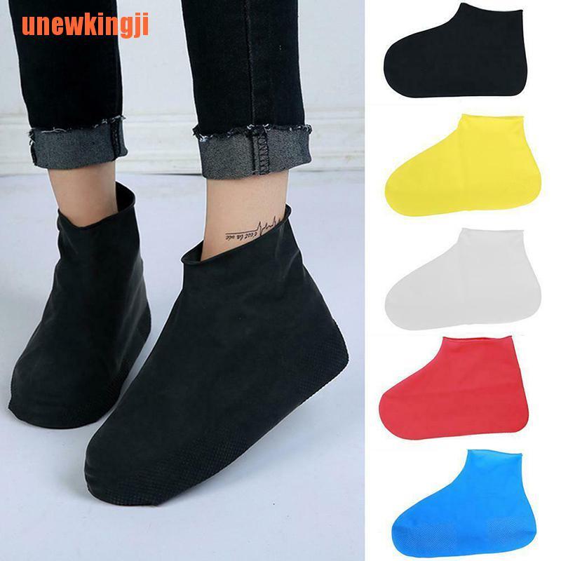 Cubierta impermeable de silicona para zapatos gris L