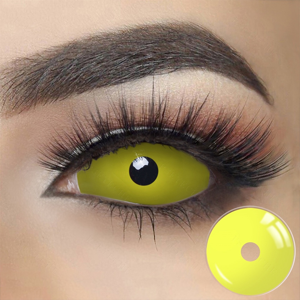 Ojos Pupilentes Esclerales Lente De Contacto De Esclera Rojo