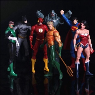 Modelos de la Liga de la Justicia 7 DC Batman Superman Aquaman Linterna  Verde Flash Mujer Maravilla Juguetes para niños Figuras de Marvel  Decoraciones exquisitas | Shopee Colombia