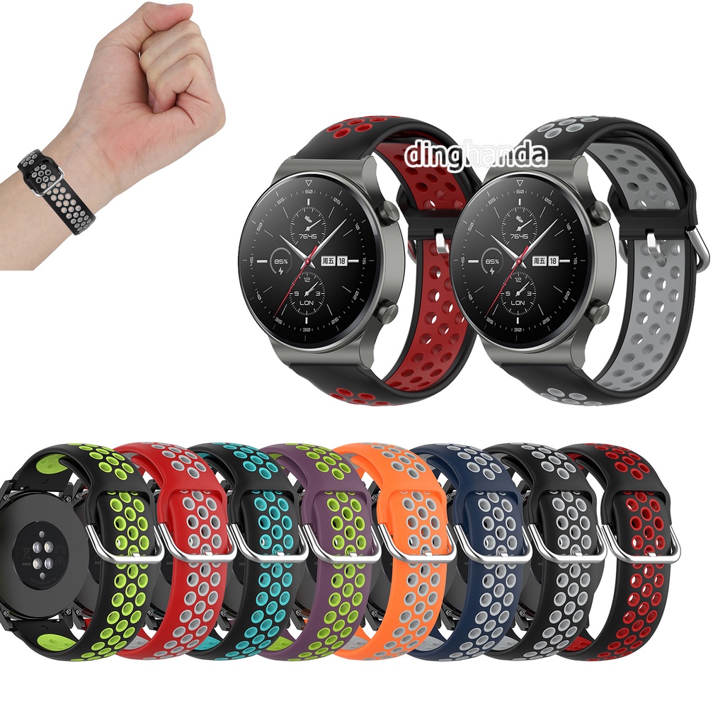 Correa De Reloj De Silicona Deportiva Para Huawei Watch GT 2e/Inteligente  De Repuesto GT2e gt2 e Pulsera De 22mm