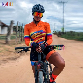 Kafitt-Conjunto de ropa de triatlón para mujer, mono de Ciclismo