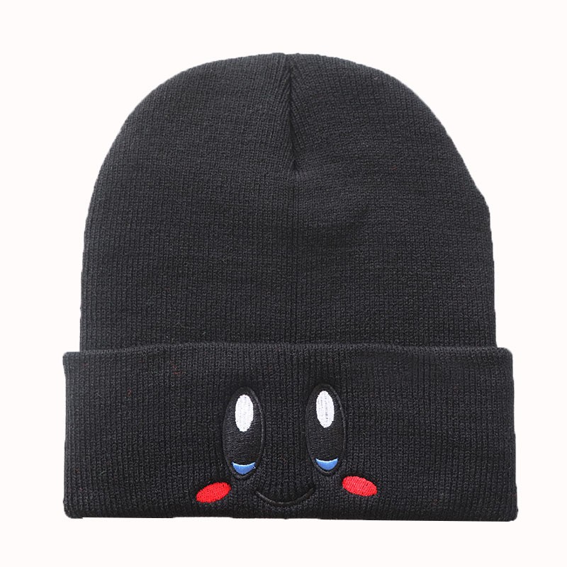 Nuevo Kirby Beanies Skullies Cara Linda Bordado Gorro De Punto Niñas