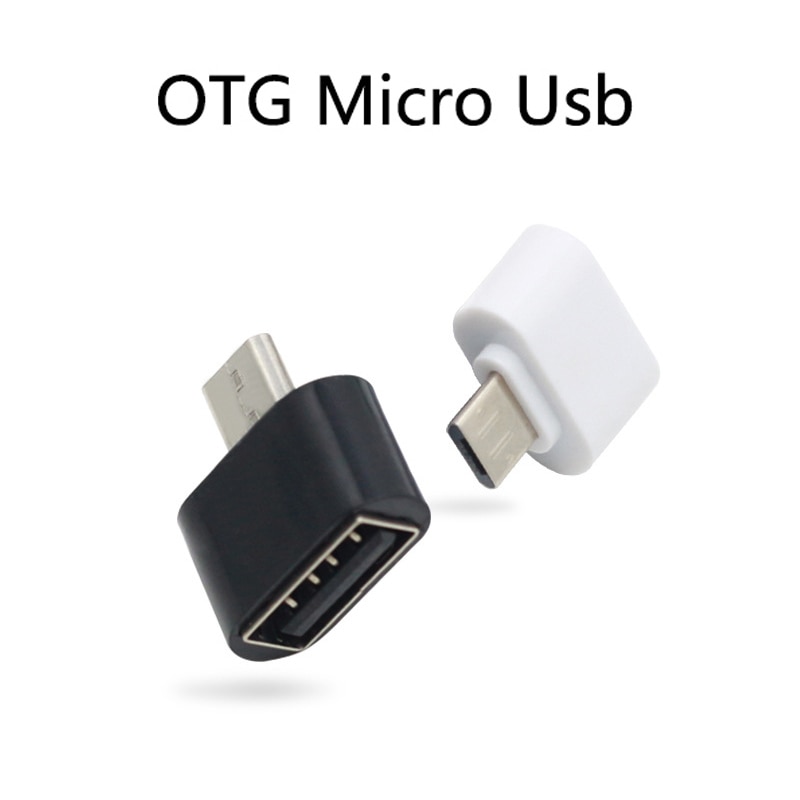 Cable OTG Blanco Micro Usb a USB para Móvil y Tablet Android