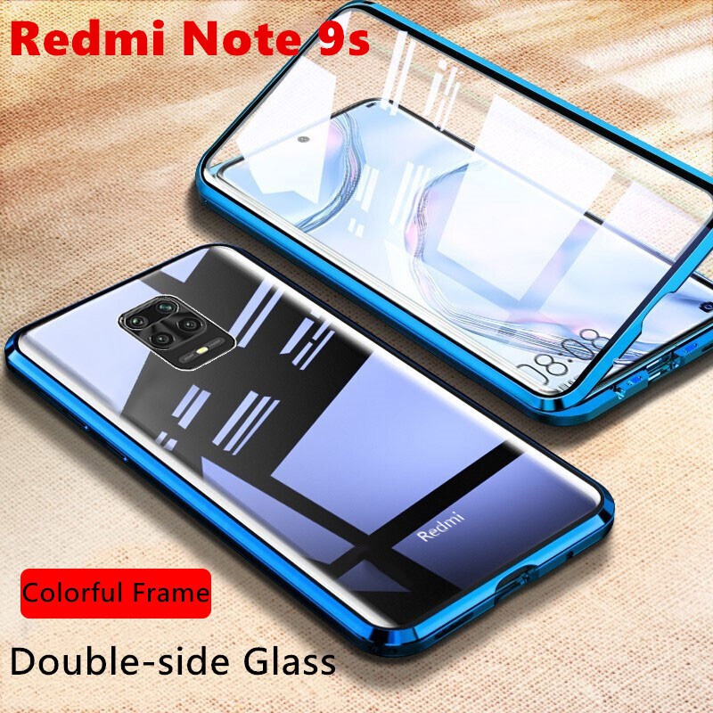 Funda para Redmi Note 9 Pro/Note 9 Pro Max/Note 9S/Poco M2 Pro con  protector de pantalla de vidrio templado, cubierta protectora de TPU  transparente