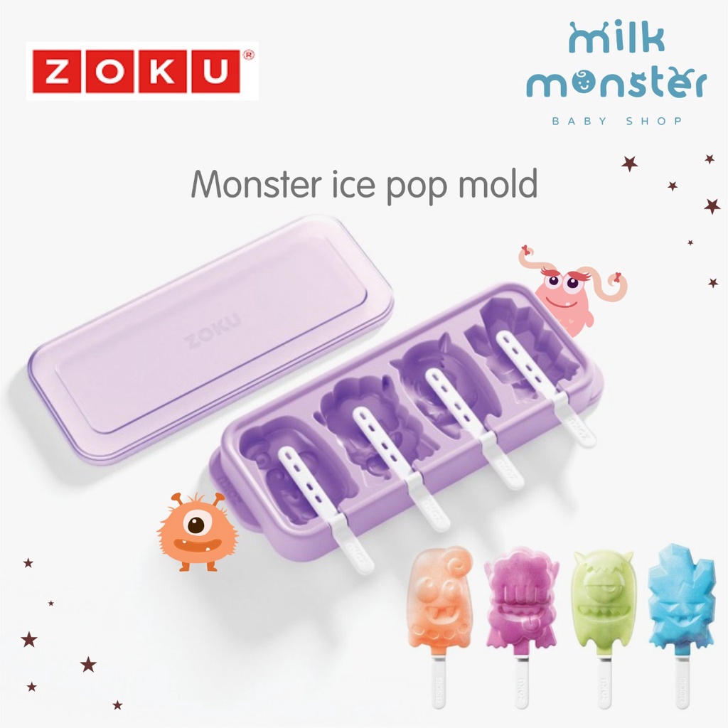 Zoku Monster Ice Pop Molds