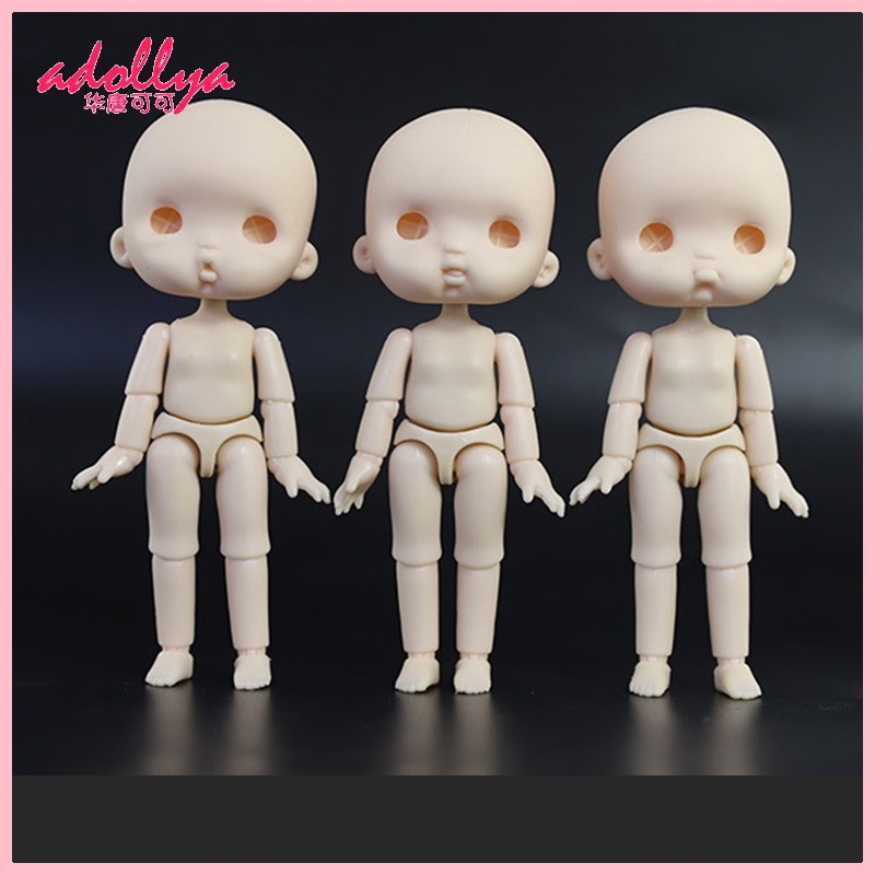 niannyyhouse 1/12 BJD OB11 Vêtements de poupée à capuche Short en toile Chaussures de poupée Dressup (Noir