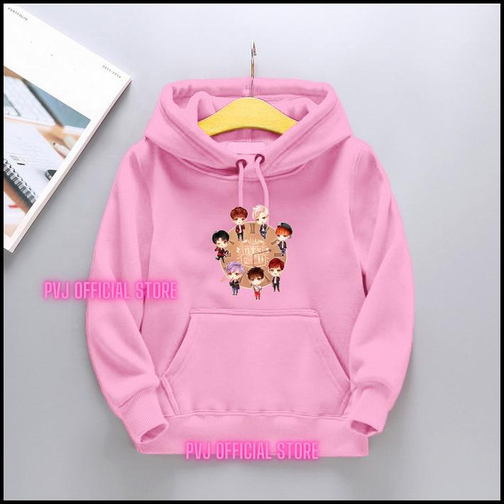 Sudadera bts rosa hot sale