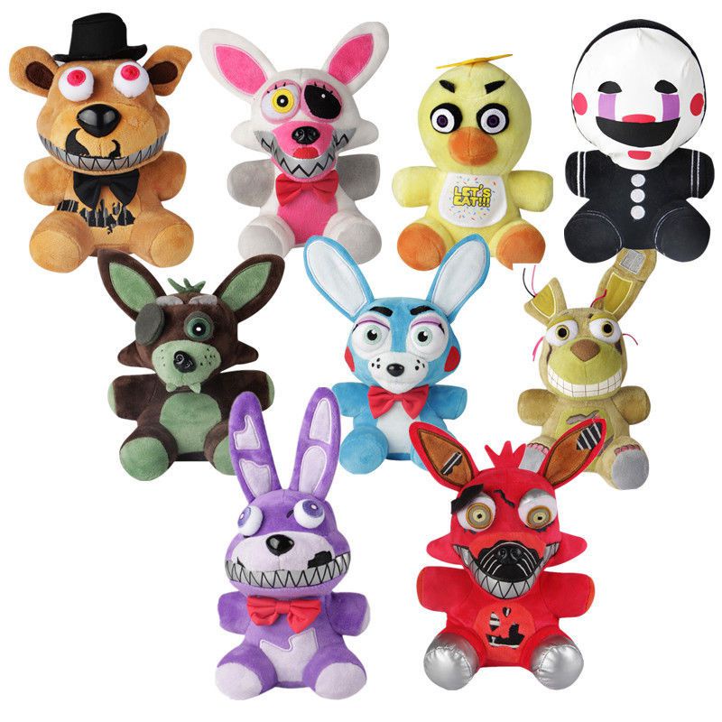 Muñecos de best sale fnaf 4