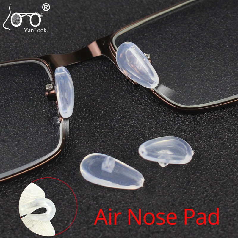 Almohadillas de silicona para la nariz para lentes: 28 pares de lentes para  la nariz, almohadillas antideslizantes para gafas de sol para marcos de