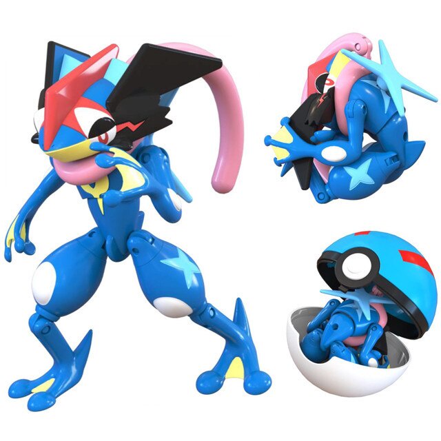 Pokemon Figura Variante Bola Juguete Modelo Greninja Bolsillo