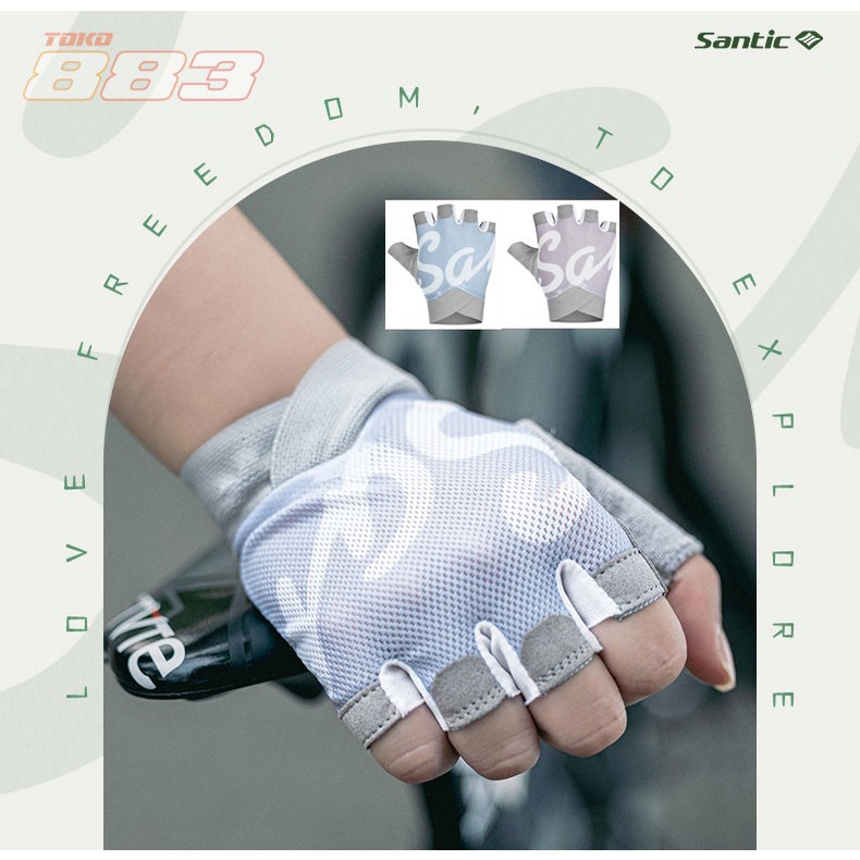 Santic Zhigu Guantes De Bicicleta Para Mujer L2P113 Guante De