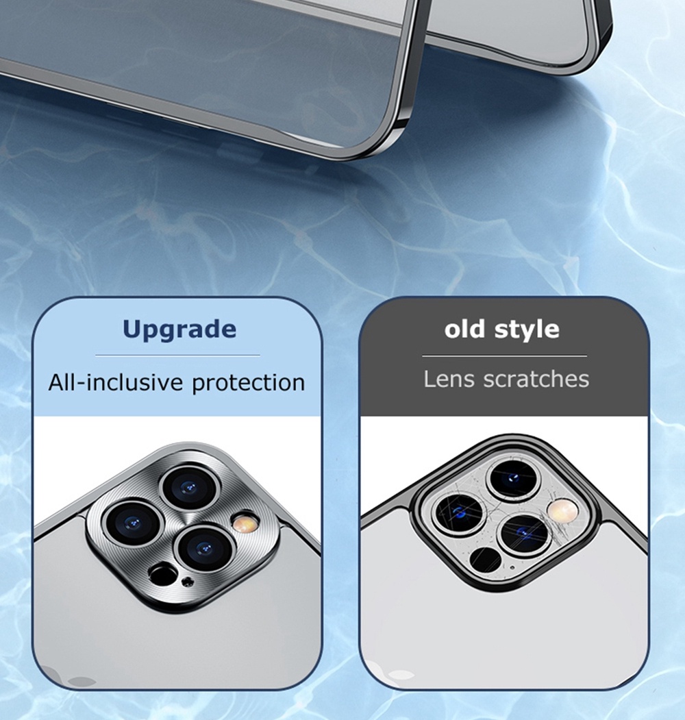 Funda Lujo Marco de Aluminio Carcasa M07 para Apple iPhone 14 Pro