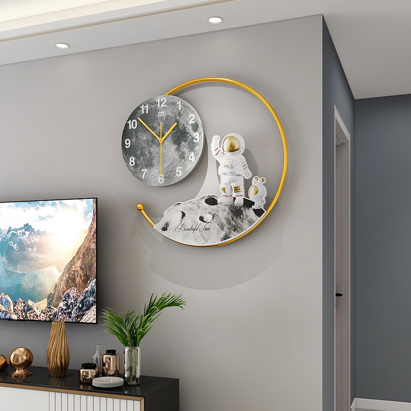 Comprar Reloj de pared de lujo 3D decorativo con espejo, diseño