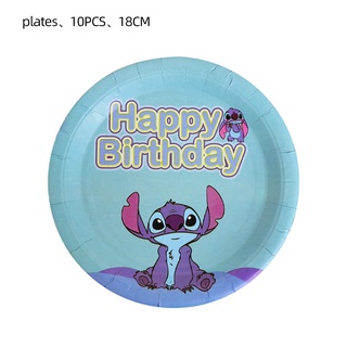 Softcloud 35Pcs Set Disney Lilo & Stitch Tema Cumpleaños Niño