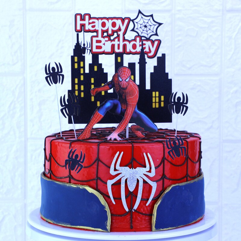 Tarta cumpleaños Spiderman - Bake Kit