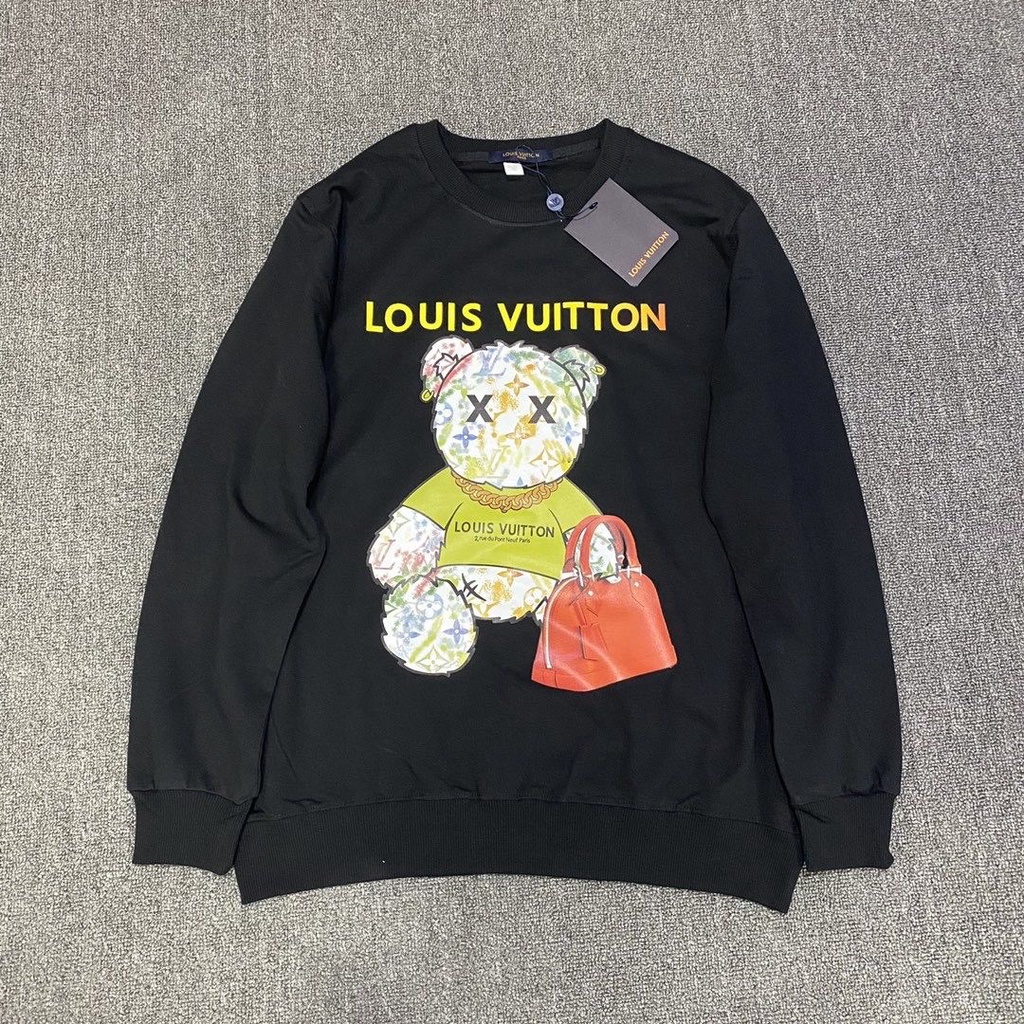 Stock Listo ! Louis Vuitton Sudadera Con Capucha Para Hombre De Moda Suelta