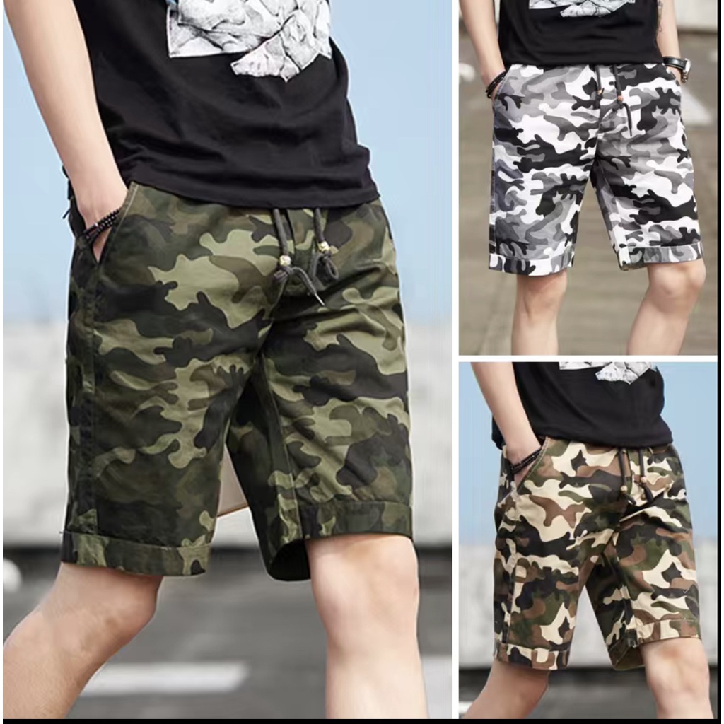 Bermudas camuflaje hombre sale