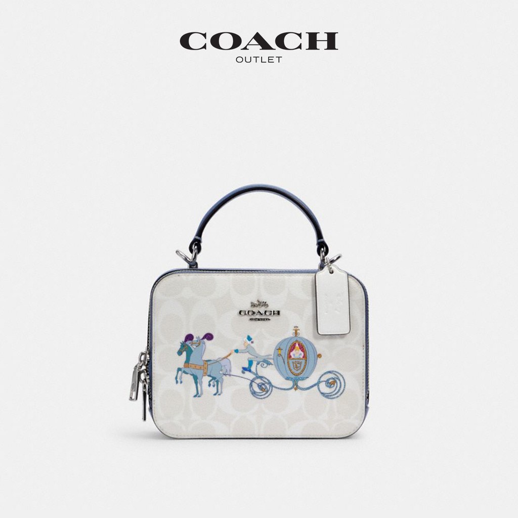 Coach Disney Nueva Bolsa De Camara Cenicienta Princesa Insignia Linda Mensajero Mujeres Crossbody Beg Telefono Celular 18 14 6.5cm Shopee Colombia