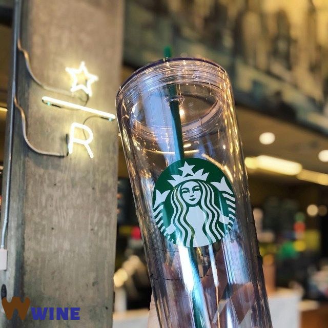 Vaso de doble pared transparente Starbucks / Vaso transparente