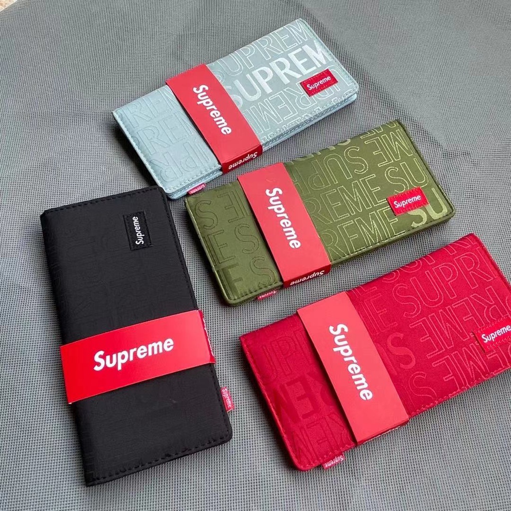 Cartera Monedero Supreme Supreme Hombres Elegante Lienzo