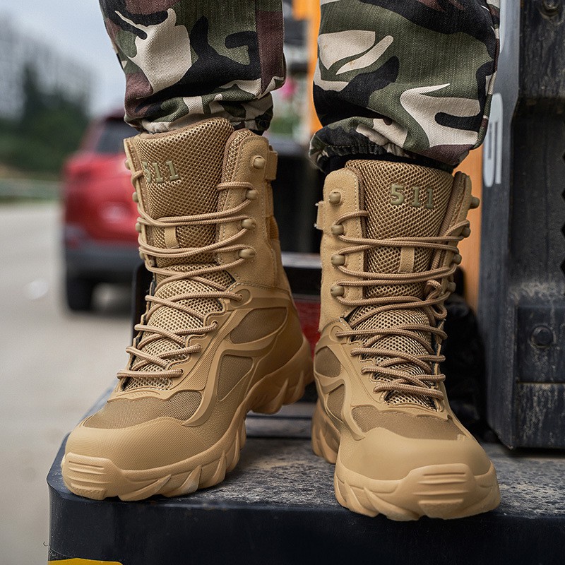 Botas Militares De Alta Calidad De Los Hombres Al Aire Libre