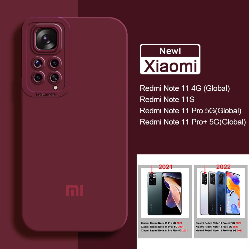 Funda Blanda De Silicona Líquida Original Oficial Xiaomi Redmi Note 11 Pro  Plus 5G 4G Global 11T 11S + 10C 10 Carcasa De Alimentación A Prueba De  Golpes Para Teléfono