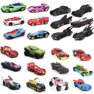 6pc Hot Wheels Cars Batman Batmobile Die-cast Toy