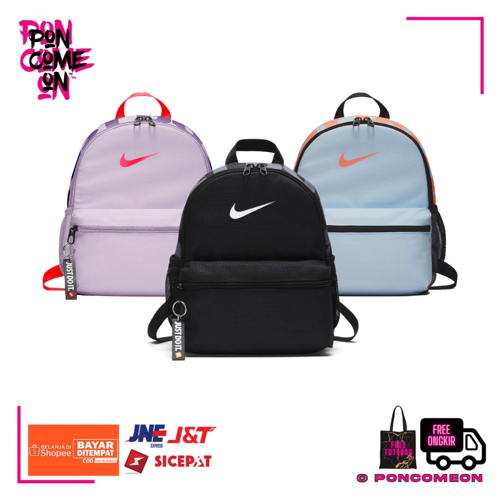 Nike Just Do It Black Blue Pink mochila hombres mochila hombres bolso ultimo moda Cool ultimos modelos trabajo escuela universidad hombres Casual