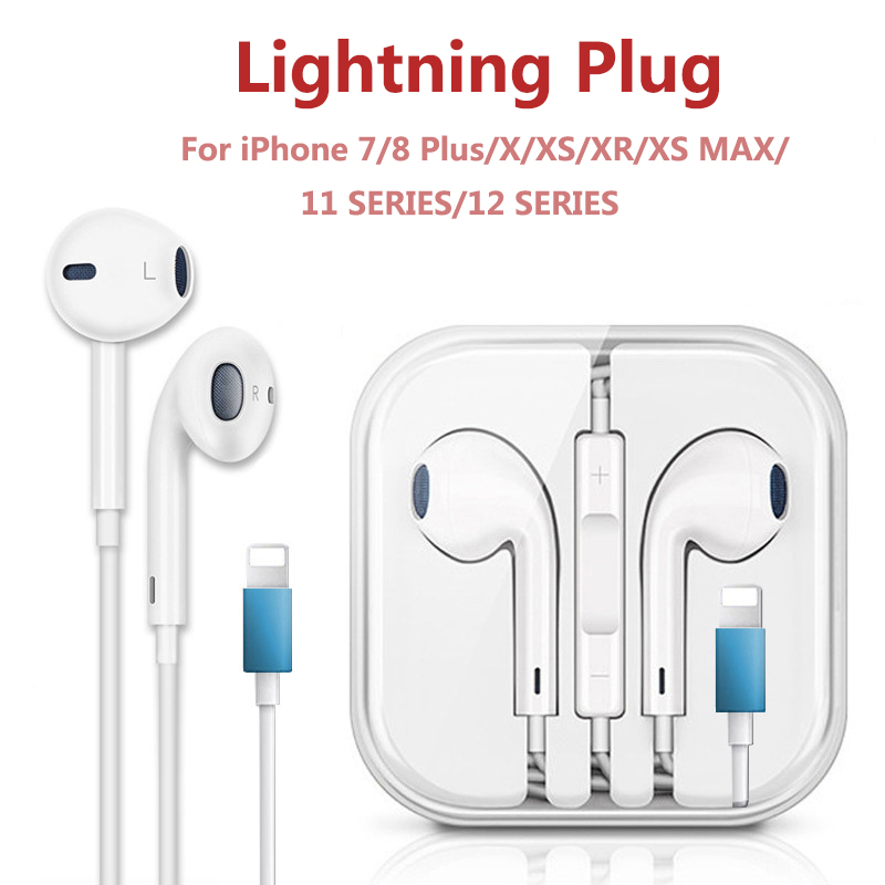 Auriculares para iPhone, Lightning auriculares auriculares cable
