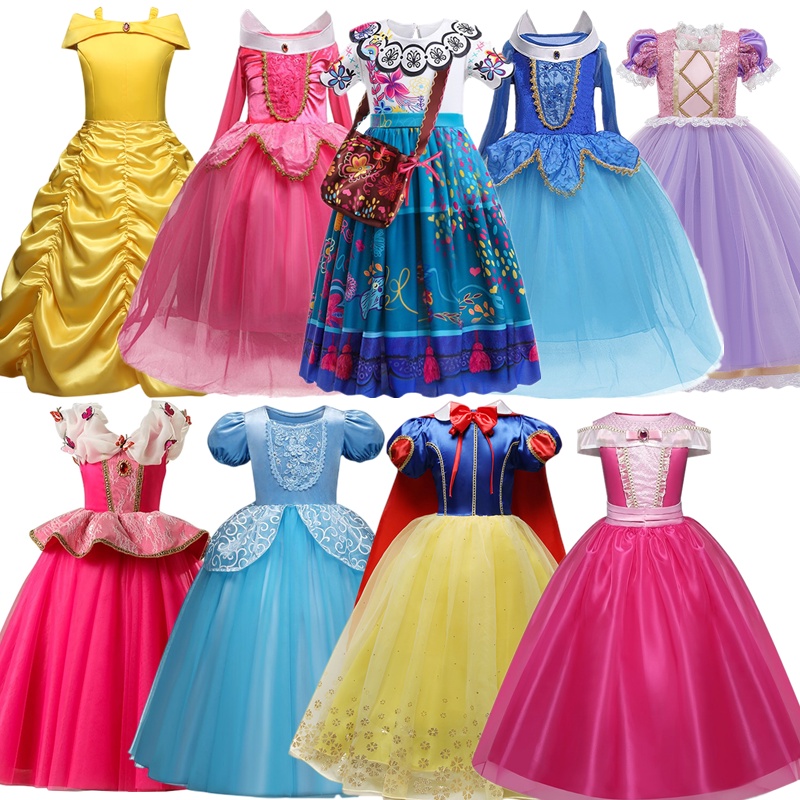 Disfraz de princesa para niñas, para 4, 5, 6, 7, 8, 9, 10 años, para  fiestas de Halloween, Disfraces para niños, ropa para Cosplay - AliExpress