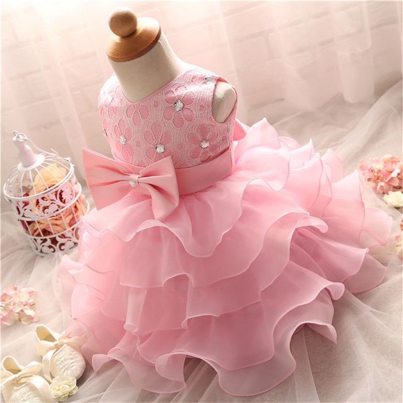 Vestido De Flores Rojas Para Niña, Vestido De Cump... - Grandado
