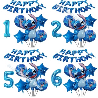 Lilo and Stitch - Decoraciones de fiesta de cumpleaños, decoraciones de  cumpleaños de puntada, suministros de fiesta de cumpleaños para suministros  de