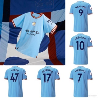 Segunda Camiseta Manchester City Jugador Grealish 2022-2023