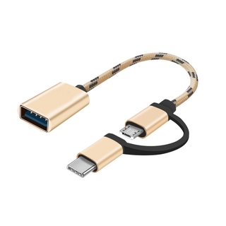 HdoorLink USB HUB Múltiple Tipo C Convertidor Splitter 4 Puertos Alta  Velocidad 3.0 Impresora OTG Para Ordenador Portátil PC Macbook Pro Carga  Transferencia De Datos Cable Metálico Extensor