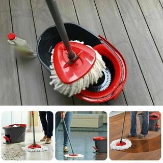 Ajustable Rotatable Triangle Cleaning Mop Con Mango Largo Y Base