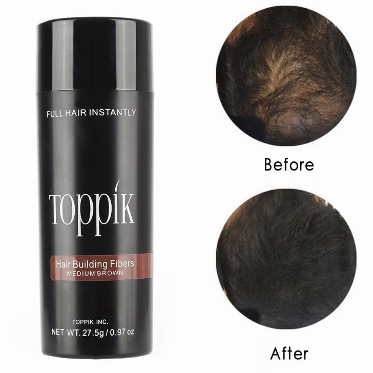Toppik 27,5g Maquillaje Fibra Capilar Calvicie Cabello Completo Todo