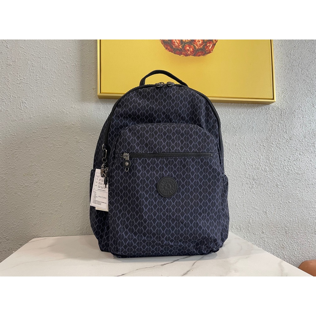 Kipling Mochila De Tela Impermeable De Nuevo Estilo Impresa Negra Bolso De Viaje Grande 21305 Shopee Colombia