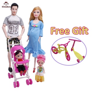 Juguetes para niños Muñecas 1pcs Educativo Real Embarazada Muñeca Mamá  Muñeca Tiene un bebé en su barriga Para Barbies Muñeca Niño Juguete Imagen  3