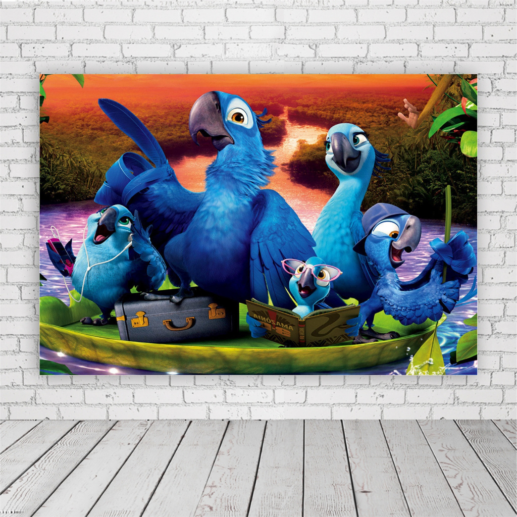 Rio Panel Rectangular De Fiesta 2x2m Personalizado En Lona Mate ...