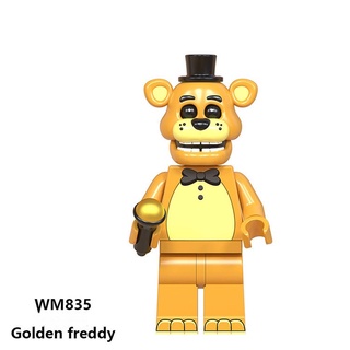 Lego Five Nights At Freddy Minifigures Building Blocks Toy Golden ...