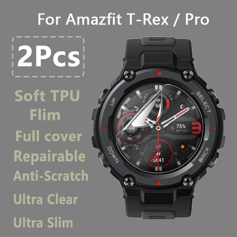 Comprar Para Amazfit GTR 4 SmartWatch Ultra claro/antiluz púrpura 2.5D  Protector de pantalla de película de vidrio templado endurecido