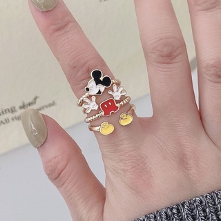 2022 Anillo De Mickey Mouse De Disney Moda Coreana Para Las