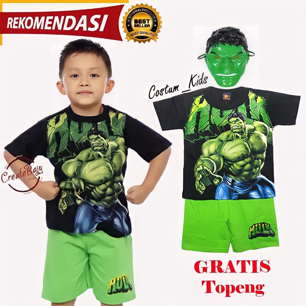 Camisetas de hulk online para niños