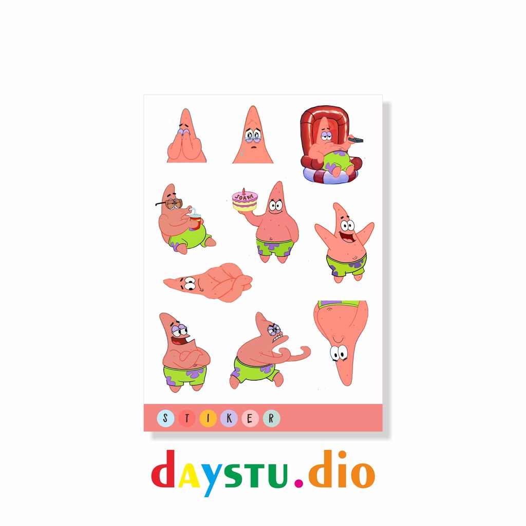 Pegatinas de dibujos animados PATRICK STAR | Shopee Colombia