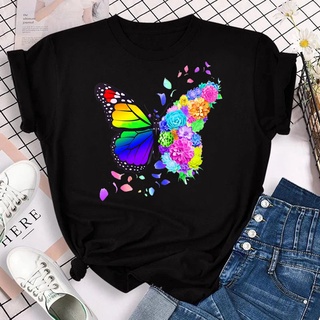 Camisetas Hombre Manga Larga Cuello V Azul Mariposa Tamaño Suelto Moda  Blanco 