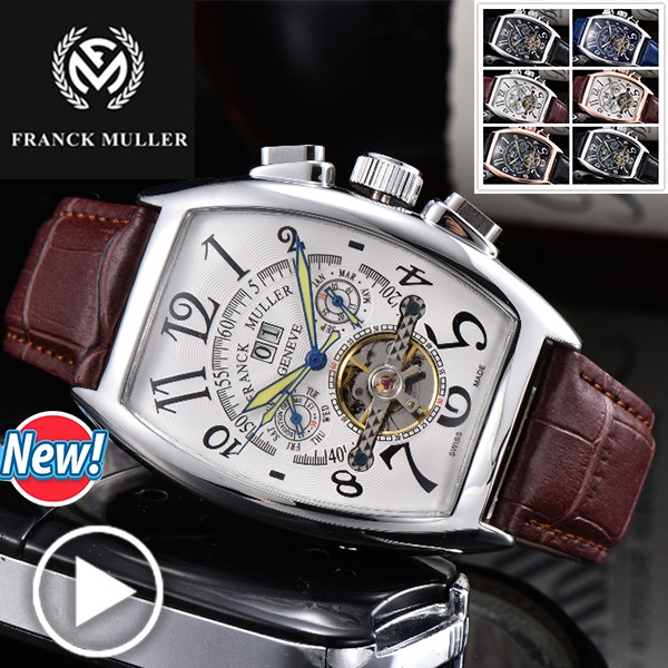 nuevo franck muller reloj de calendario mec nico totalmente